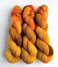 Load image into Gallery viewer, Smaug on Superwash BFL/Nylon sock yarn. freeshipping - Felt Fusion
