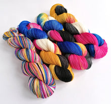 Load image into Gallery viewer, Hand dyed superwash BFL/nylon sock yarn - They&#39;re Charging For Brewskies. freeshipping - Felt Fusion
