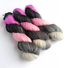 Load image into Gallery viewer, Tyrian Moonlight on superwash merino/nylon/sparkle sock yarn. freeshipping - Felt Fusion
