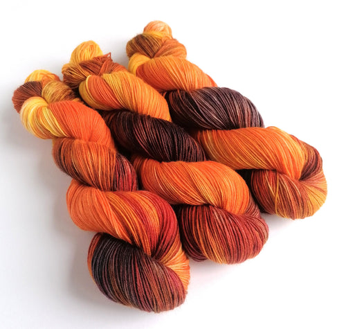 What Katie Did on superwash BFL/nylon sock yarn. freeshipping - Felt Fusion