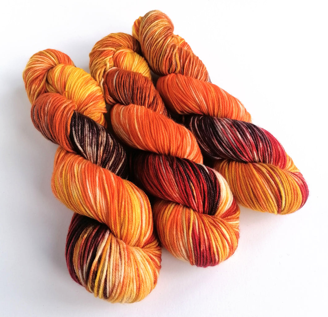 What Katie Did, hand dyed on Superwash Merino crazy 8 DK. freeshipping - Felt Fusion
