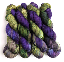 Load image into Gallery viewer, Witchy Woman on Superwash BFL/nylon sock yarn.

