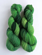 Load image into Gallery viewer, Hand dyed British wool sock yarn, Superwash Exmoor Blueface/Corriedale/Zwartbles/nylon freeshipping - Felt Fusion
