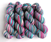 Load image into Gallery viewer, Zombie Knitter on superwash merino/cashmere/nylon sock yarn. freeshipping - Felt Fusion
